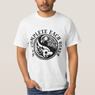WE COMLETE EACH OTHER WOLF AND EAGLE T-Shirt