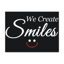 We Create Smiles Postcard