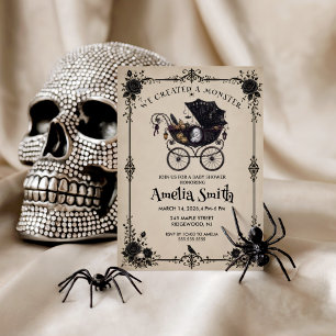 We Created A Monster Gender Neutral Baby shower Invitation