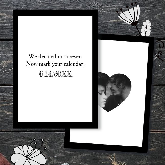 We Decided on Forever | Save the date Invitation (Creator Uploaded)