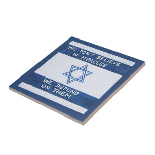 We Depend On Miracles Tile