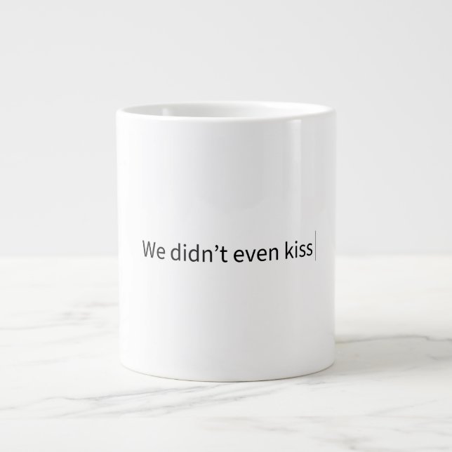 We didn't even kiss Heated Rivalry mug (Front)