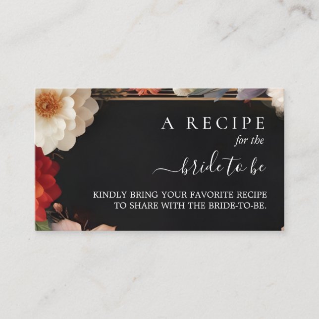 We Do Acrylic Asian Thick Korean Bridal Shower Enclosure Card (Front)