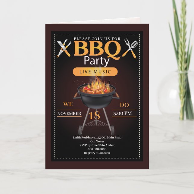 We Do Bbq Holiday Party (Front)