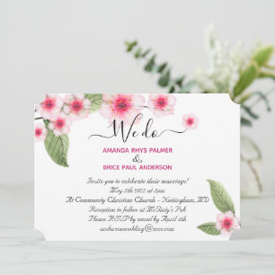 We do cherry blossom wedding