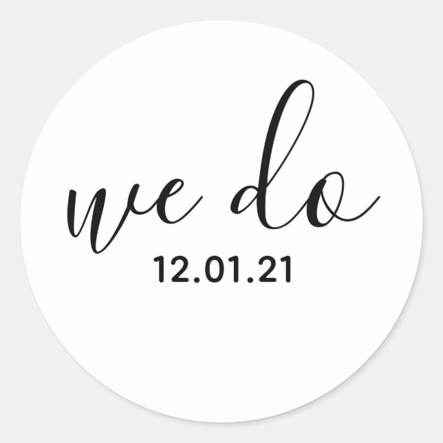 We Do Dated Envelope Seal (Front)