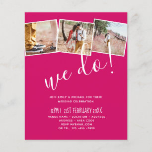 WE DO Engagement Party Invitations MODERN Colors