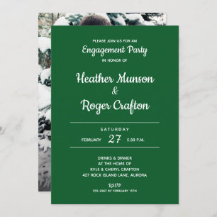 We Do! ENGAGEMENT PARTY Invites   Add PHOTO