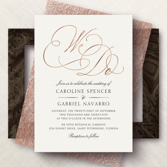 We Do Formal Calligraphy Script Wedding (Creator Uploaded)