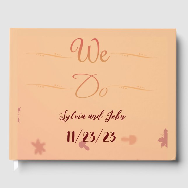 We Do  Guest Book (Front)