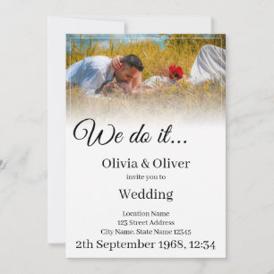 We do it - Kissing Couple on a Meadow