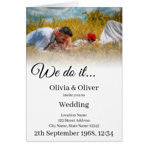 We do it - Kissing Couple on a Meadow