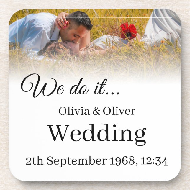 We do it - Kissing Couple on a Meadow Coaster (Front)