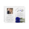 We Do! Royal Blue Rose DIY Fold Wedding Program