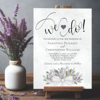 We Do! Rustic Eucalyptus & Lavender Wedding
