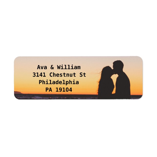 We Do - Sunset Wedding - Return Address (Front)