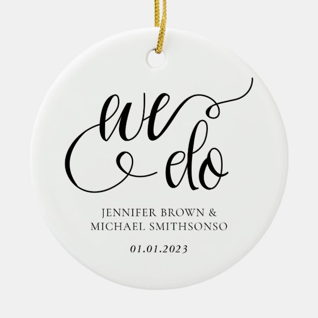 We do wedding custom photo ceramic tree decoration (Front)