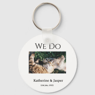 We do wedding engagement pet name photo date coupl key ring