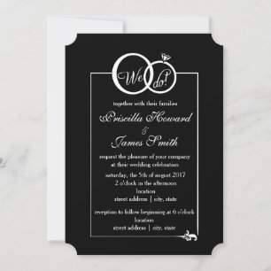 We Do Wedding Invitation