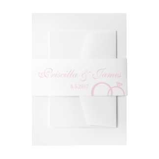 We Do Wedding Invitation Belly Band