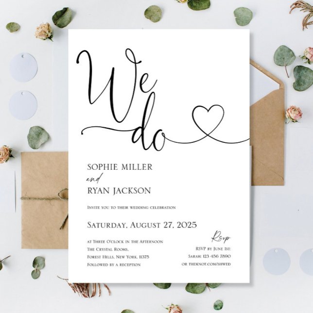 We Do Wedding Invitations We Do Evening Invitation (Creator Uploaded)