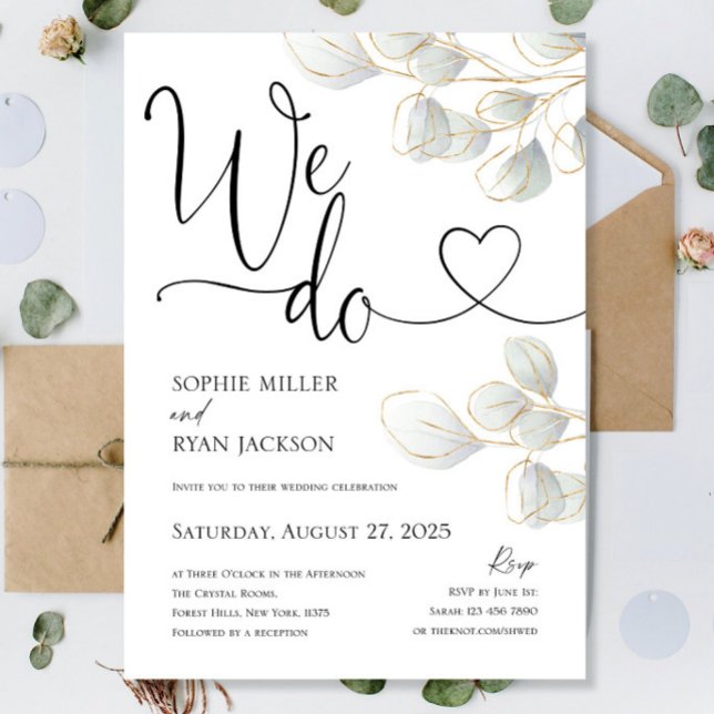 We Do Wedding Invitations We Do Evening Reception  (Creator Uploaded)