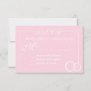 We Do Wedding RSVP Card