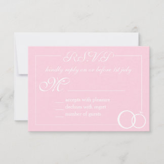 We Do Wedding RSVP Card
