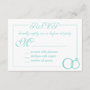 We Do Wedding RSVP Card