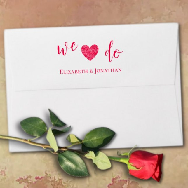 We Do! Wedding Self-inking Stamp (Creator Uploaded)