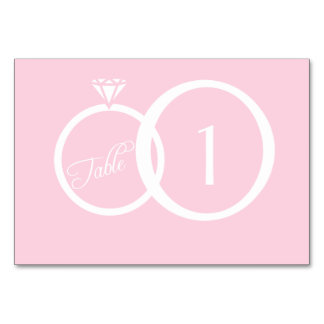 We Do Wedding Table Number