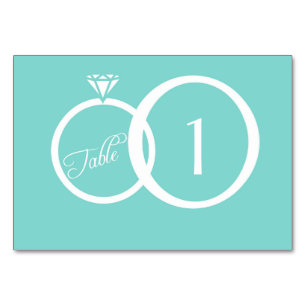 We Do Wedding Table Number