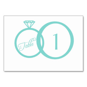We Do Wedding Table Number
