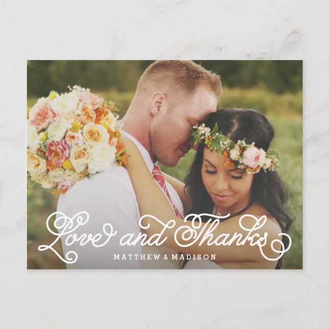 We Do | Wedding Thank You Postcard (Front)