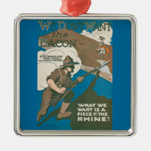 We Don’t Want the Bacon Metal Tree Decoration