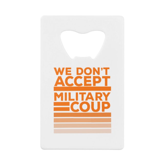 We Don't Accept Military Coup (Front)