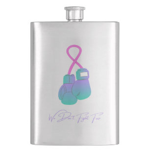 We Don't Fight Fair Hip Flask