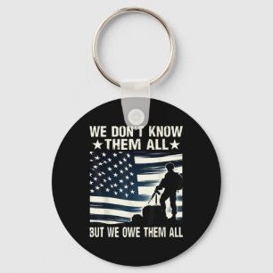We Dont Know Them All But We Owe Them All Key Ring