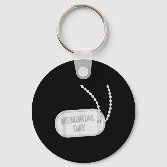 We Dont Know Them All But We Owe Them All Memorial Key Ring (Front)