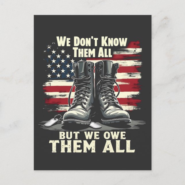 We Don't Know Them All But We Own Them all  Invitation Postcard (Front)