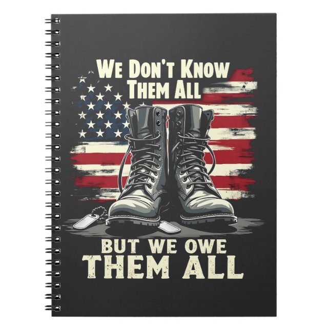We Don't Know Them All But We Own Them all  Notebook (Front)