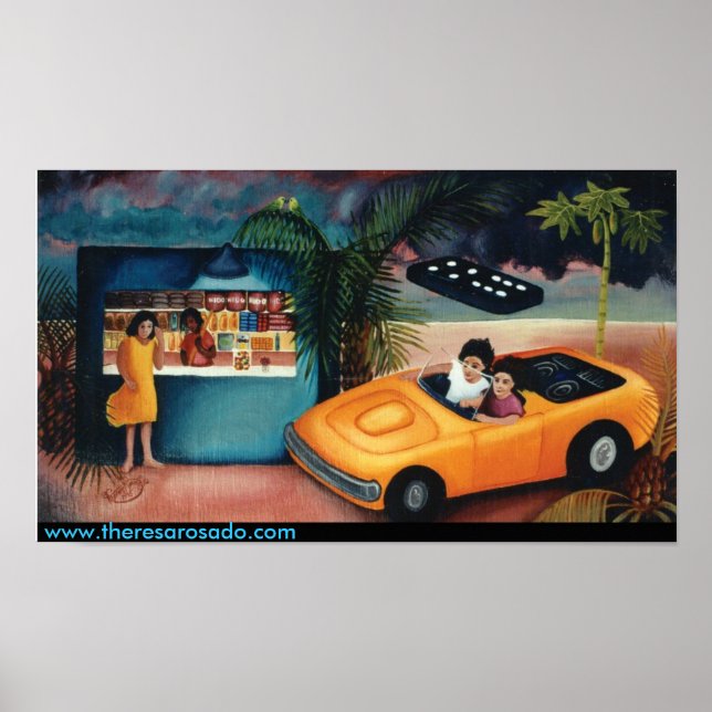 We Drove All Night  "Manejamos todo noche" Poster (Front)