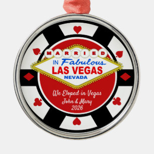 We Eloped in Vegas Ornament 2026