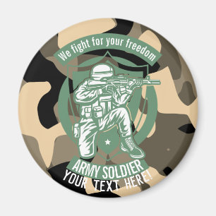 We fight for your freedom magnet