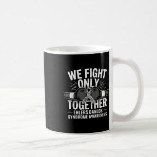 We Fight Only Together Boxing Glove Zebra Eds Awar Coffee Mug