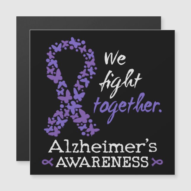 We fight together - Alzheimer awareness (Front/Back)