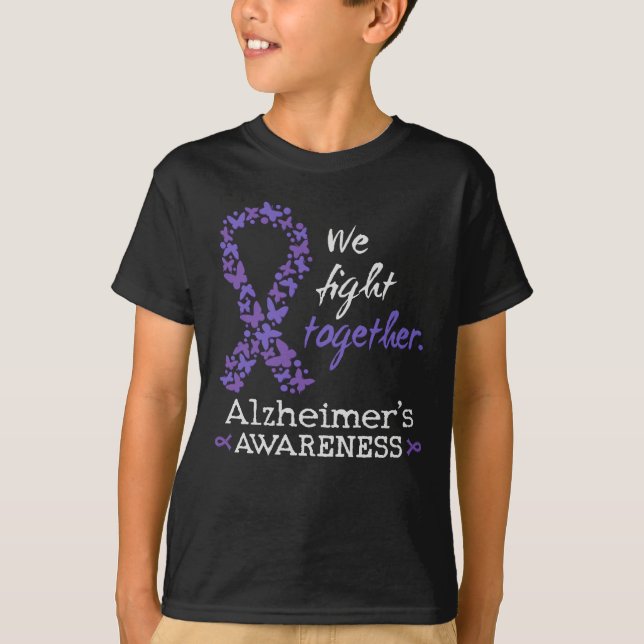 We fight together - Alzheimer awareness T-Shirt (Front)