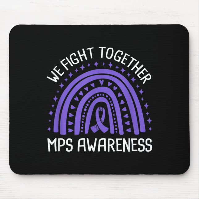 We Fight Together Mps Awareness Mouse Mat (Front)