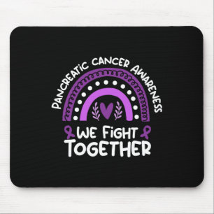 We Fight Together Pancreatic cancer Awareness Mouse Mat