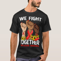 We Fight Together TUBERCULOSIS AWARENESS Sunflower